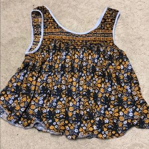 Free People babydoll tee